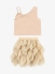 Angels Face Meisjes Set Adva Sparkle Tulle Goud