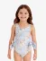 Angels Face Meisjes Badpak Carly Garden Flower Pretty Blauw