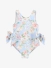 Angels Face Meisjes Badpak Carly Garden Flower Pretty Blauw