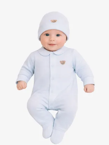 Jongens Baby Boxpakje Beer Blauw