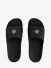 Black Bananas Heren Slippers Monogram Plate Slides Zwart
