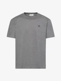 Calvin Klein Heren T-shirt Easy Monogram Medium Grey
