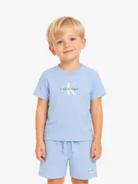 Calvin Klein Jongens Baby Set T-shirt Short Breezy Blue
