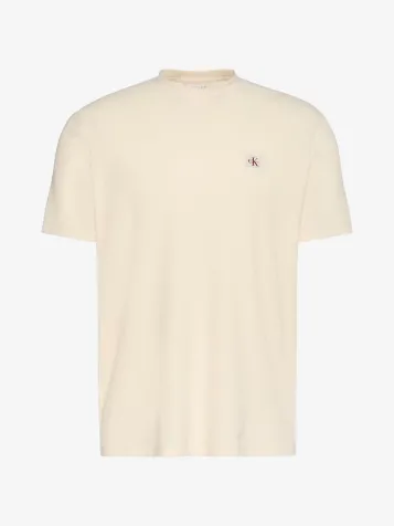 Heren T-shirt Wafel Badge Calico