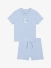 Calvin Klein Jongens Baby Set T-shirt Short Breezy Blue