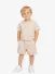 Calvin Klein Jongens Baby Set T-shirt Short Oatmeal