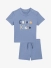 Calvin Klein Jongens Baby Set T-shirt Short Satin Blauw