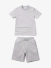 C.P. Company Kids Jongens Set T-shirt Short Smoke Grijs