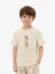 C.P. Company Kids Jongens T-shirt Ecru