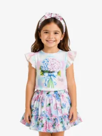 Daga Meisjes Set Rok Pastel Bloom