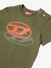 Diesel Junior Jongens Baby Set T-shirt Short Pvaleshortb Tvaleb Army Groen