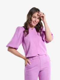 Freebird Icons Dames Top Livia Pink Lemonade