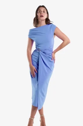 Freebird Icons Dames Jurk Donne Blauw Heaven