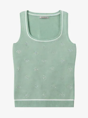 Dames Top 4g Rhinestones Ta Matcha Dust