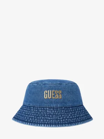 Dames Hoed Denim Rain Hat Blue Denim