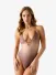 Guess Dames Badpak Iris Halter Bruin Shade