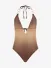 Guess Dames Badpak Iris Halter Bruin Shade
