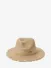 Guess Dames Hoed Ofelia Raffia Fedora Natural Cognac
