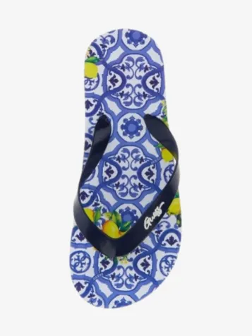 Meisjes Slippers Flip Flop Amalfi Coast Print