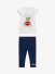 Guess Kids Meisjes Set T-shirt Legging Pure Wit