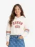 Guess Kids Meisjes Hoodie Salt Wit
