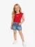 Guess Kids Meisjes Spijkersbort Multi Embroidery Bow