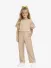 Guess Kids Meisjes Set Top Broek Pale Sand Lurex