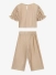 Guess Kids Meisjes Set Top Broek Pale Sand Lurex