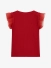 Guess Kids Meisjes T-shirt Rib Mesh Chili Red
