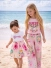 Guess Kids Meisjes Broek Chiffon Palazzo Hibiscus Oasis