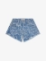 Guess Kids Meisjes Spijker Short Wide Denim Blauw Needle Punch