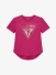 Guess Kids Meisjes T-shirt High Low Paars Dragonfruit