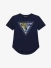 Guess Kids Meisjes T-shirt High Low Suiting Blauw