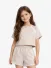 Guess Kids Meisjes T-shirt Boxy Crop Over Night Oats