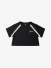 Guess Kids Meisjes T-shirt Boxy Crop Zwart