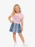 Guess Kids Meisjes Spijker Rok Denim Medium Reverse Blauw