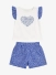 Guess Kids Meisjes Set T-shirt Short Poplin Pure Wit