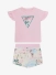 Guess Kids Meisjes Set T-shirt Short Taffy Rose
