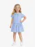 Guess Kids Meisjes Jurk Poplin Lemon Pie Blauw