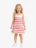 Guess Kids Meisjes Jurk Crochet Paars Link Oranje