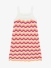 Guess Kids Meisjes Jurk Crochet Paars Link Oranje