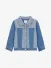 Guess Kids Meisjes Spijker Jas Denim Medium Reverse Blauw