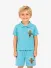 Guess Kids Jongens Set Polo Short Teal Surf