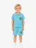 Guess Kids Jongens Set Polo Short Teal Surf