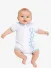 Guess Kids Jongens Baby Romper Seersucker Pure Wit