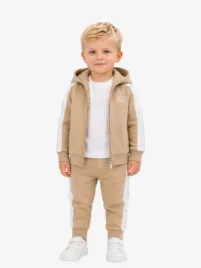 Boss Kids Jongens Baby Joggingpak Vest Beige