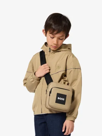 Jongens Zomerjas Donker Beige