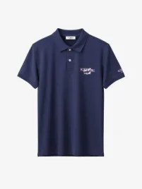 Iceberg Heren Polo Pique Logo Navy