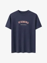 Iceberg Heren T-shirt Logo Navy