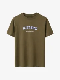 Iceberg Heren T-shirt Olijf Groen